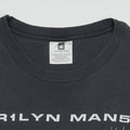1999 Marilyn Manson Rock Is Dead Tour Shirt Tag