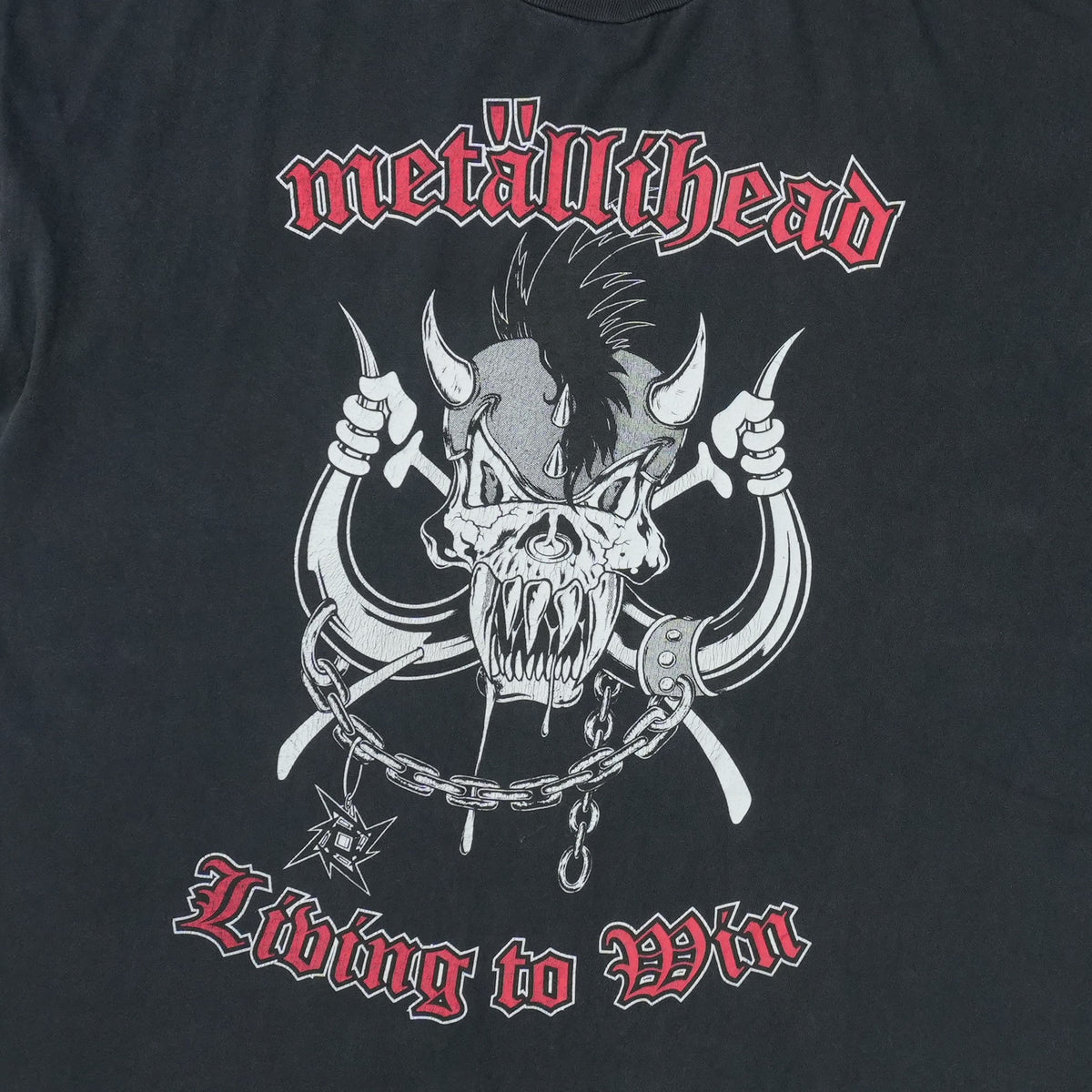 1999 Metallica Metallihead Living to Win Shirt