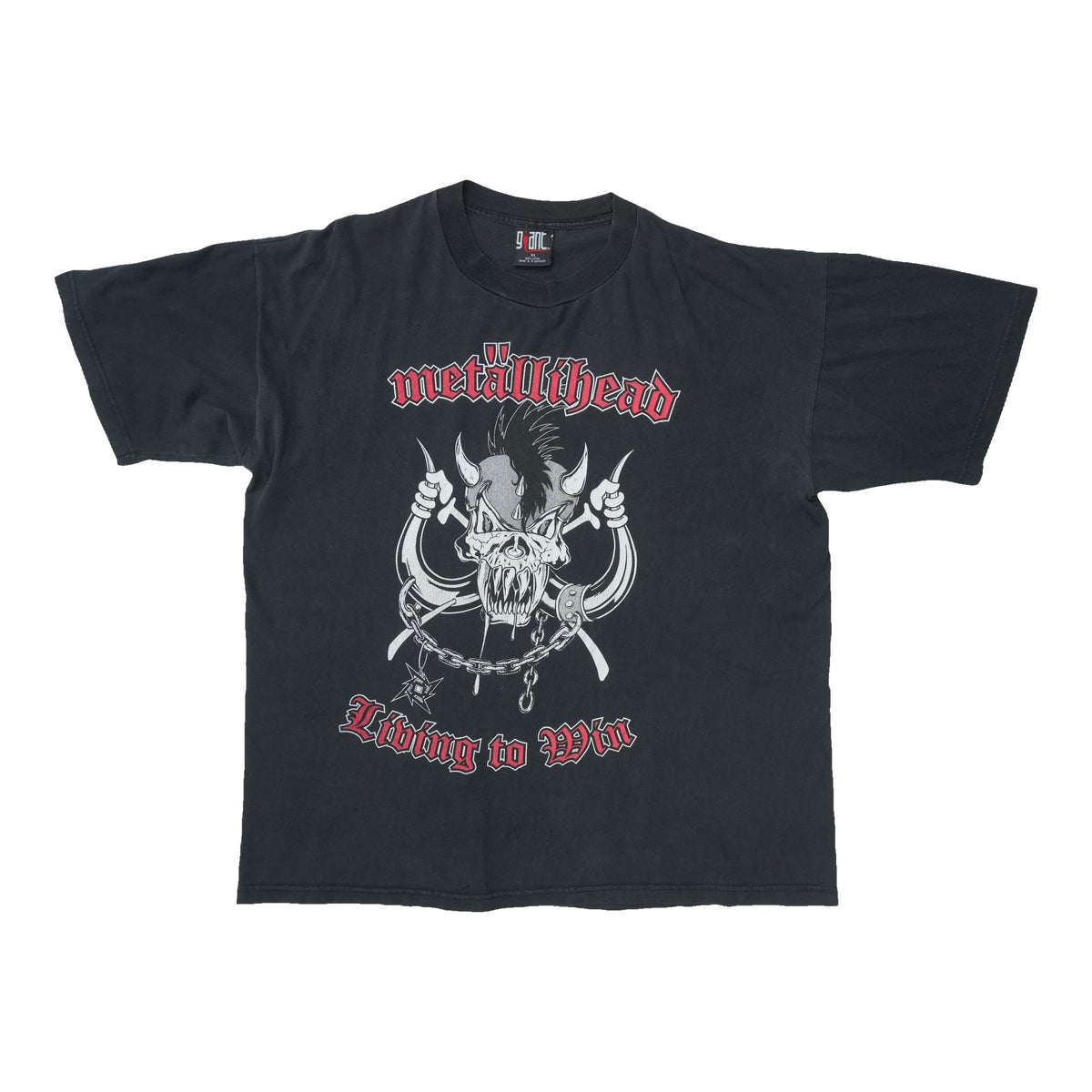 1999 Metallica Metallihead Living to Win Shirt