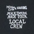 1999 Motley Crue Scorpions Maximum Rock Tour Local Crew Shirt