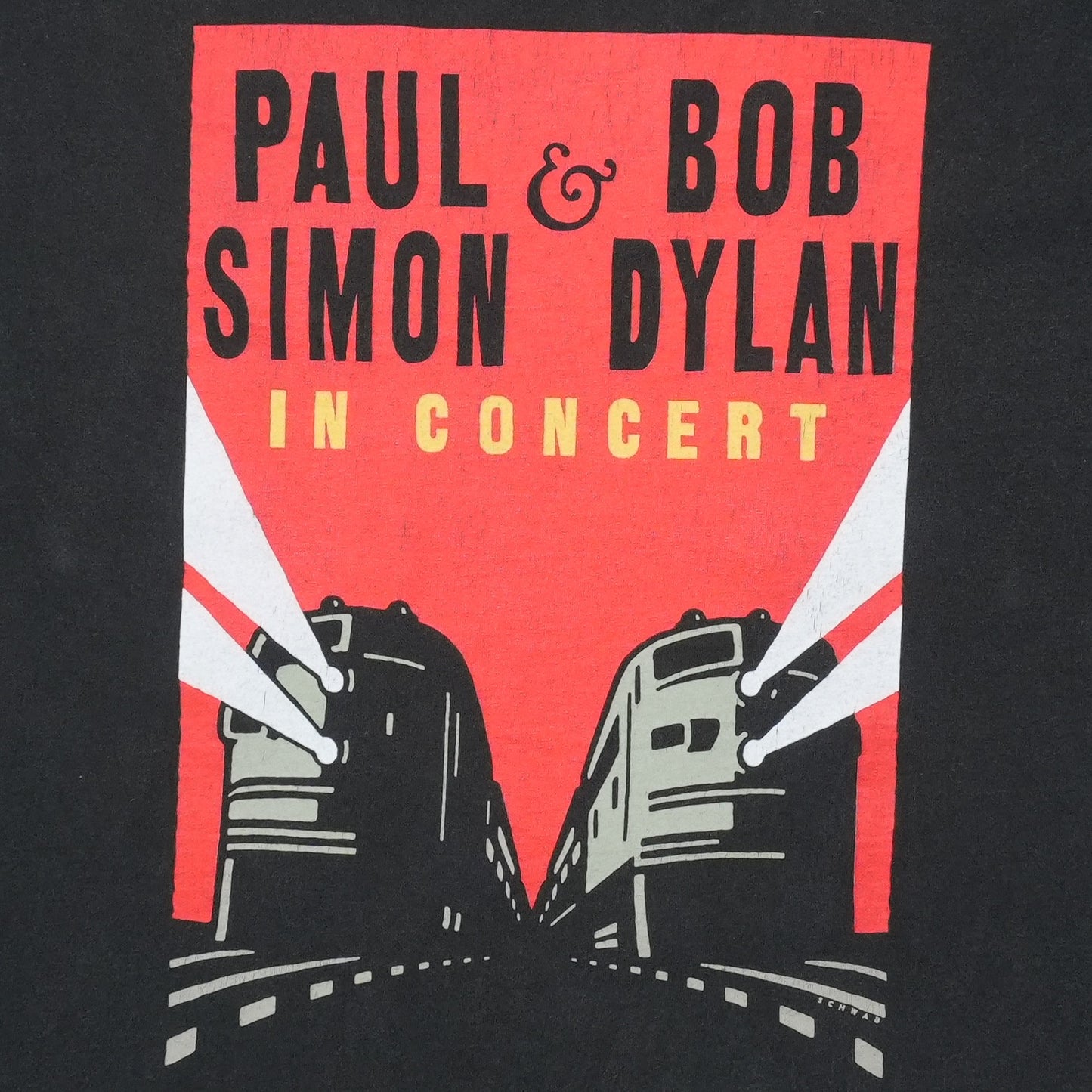 1999 Paul Simon And Bob Dylan In Concert Shirt