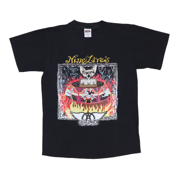 1999 Aerosmith Nine Lives Tour Shirt | Authentic Vintage Tee