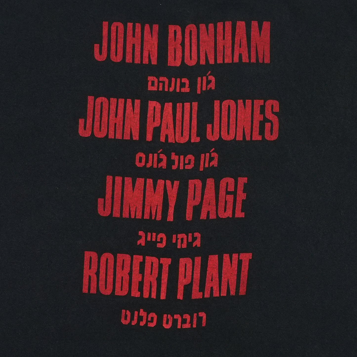 1990s Led Zeppelin Shirt Back Detail 1