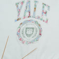 1980s Yale University Floral Sweatshirt Front Detail 1