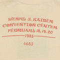 1985 Grateful Dead Henry J. Kaiser Long Sleeve Shirt Back Detail 1