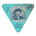1989 Bon Jovi New Jersey Local Crew Backstage Pass - front