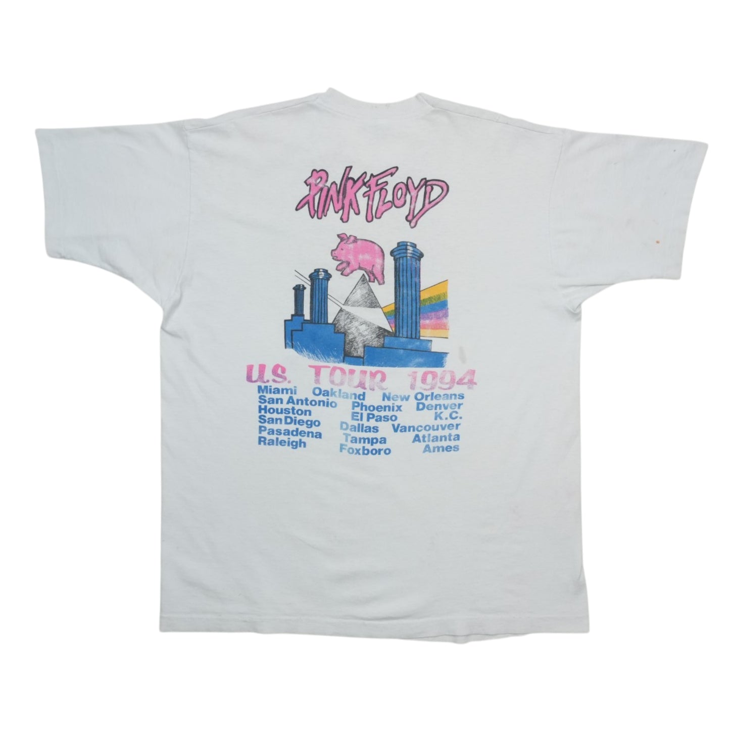 1994 Pink Floyd US Tour Shirt Back