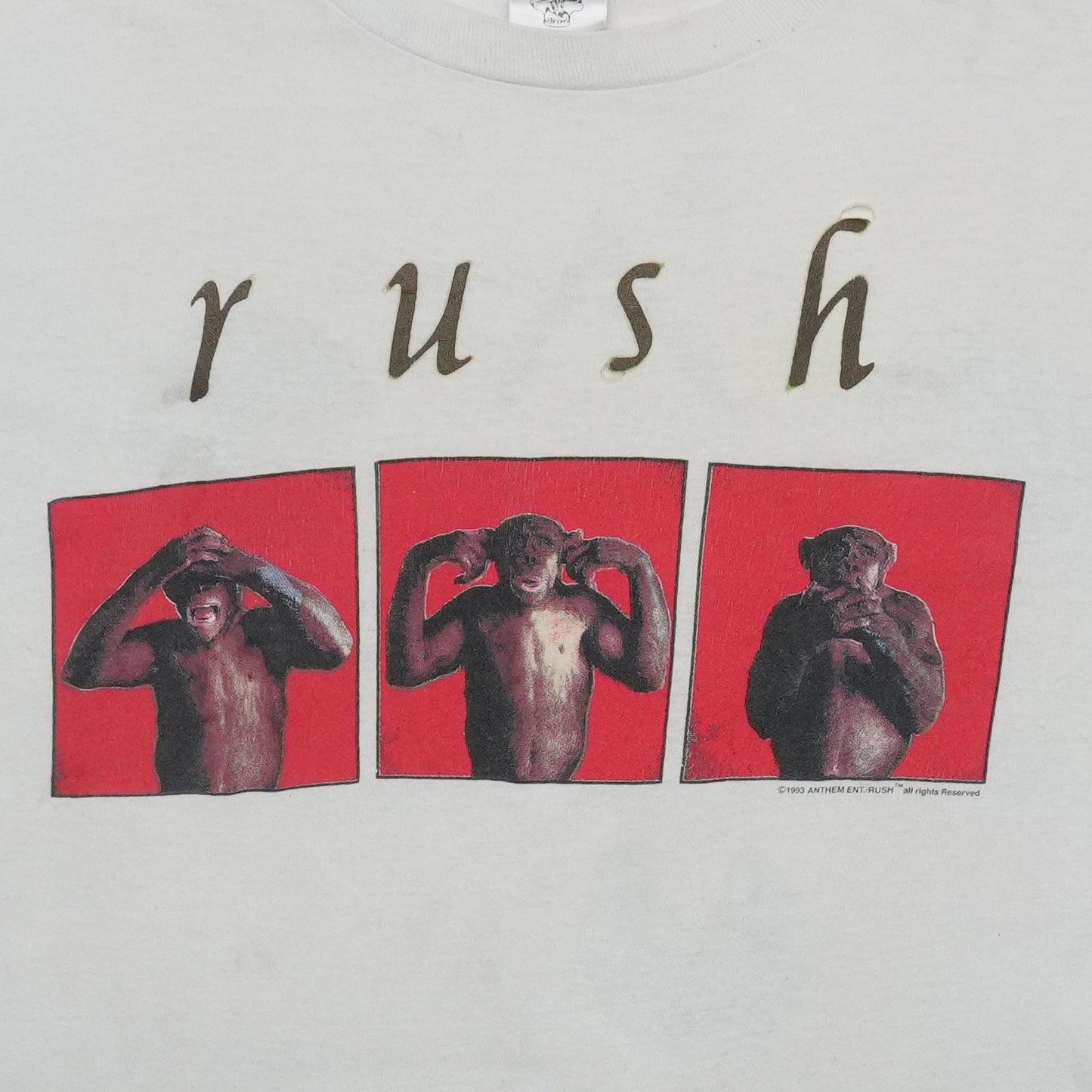 1993 Rush Counterparts Shirt Front Graphic