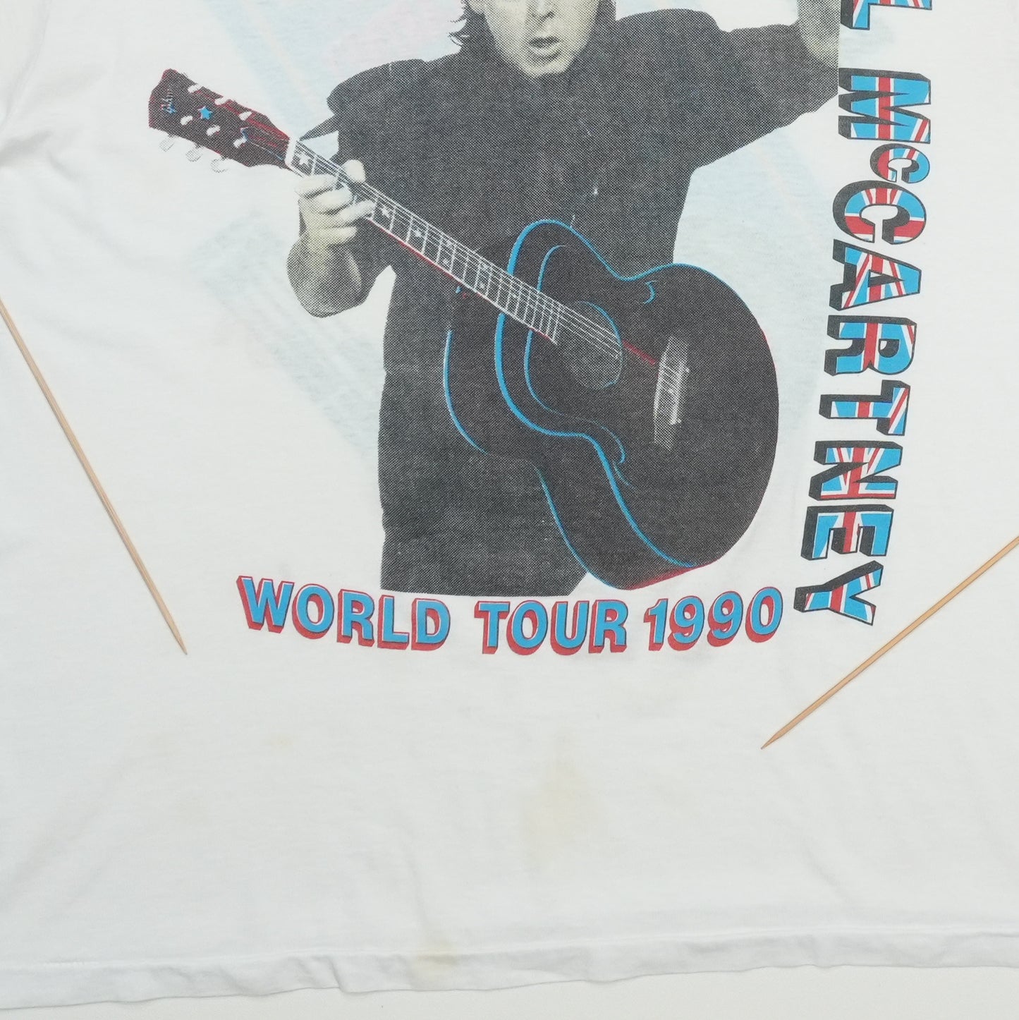 1990 Paul McCartney World Tour Shirt Detail 3