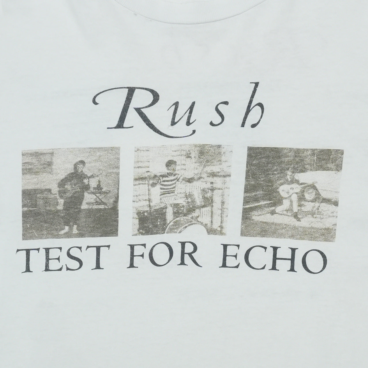 1996 Rush Test For Echo Tour Shirt Detail 2