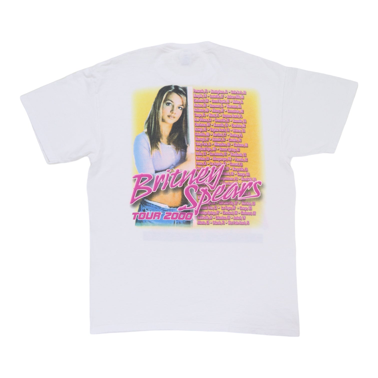 2000 Britney Spears Tour Shirt | Authentic Vintage Tee – WyCo Vintage