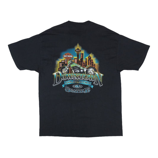 2000 Harley Davidson Downtown Seattle Shirt