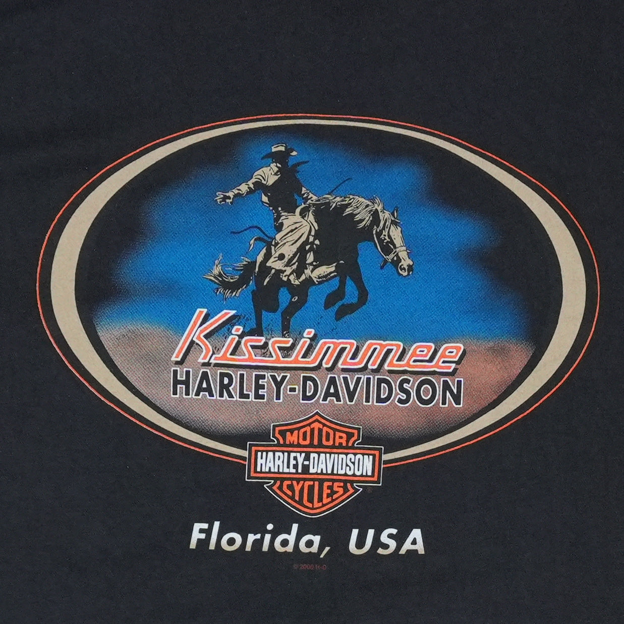 2000 Harley Davidson Kissimmee Florida Rodeo Shirt