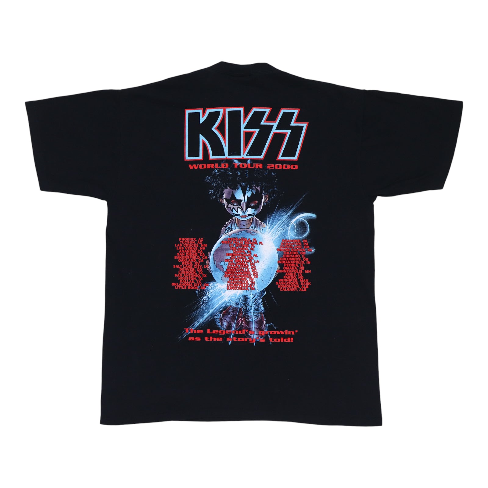 米国製 00s KISS Ｔシャツ THE FAREWELL TOUR 2001 cb4b01b5398b00822e8b61de6921a0
