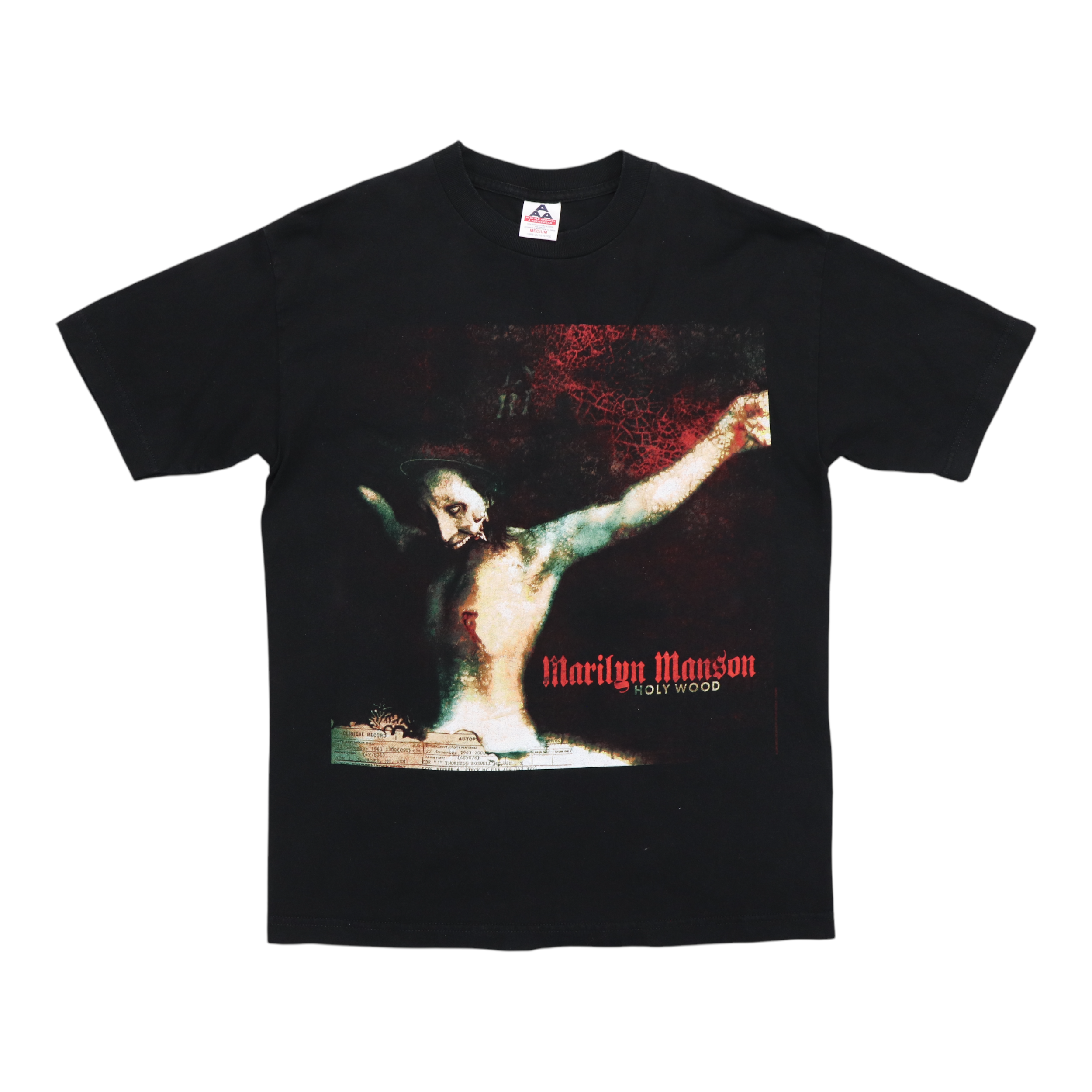 Marilyn Manson Gun Textile Poster Flag