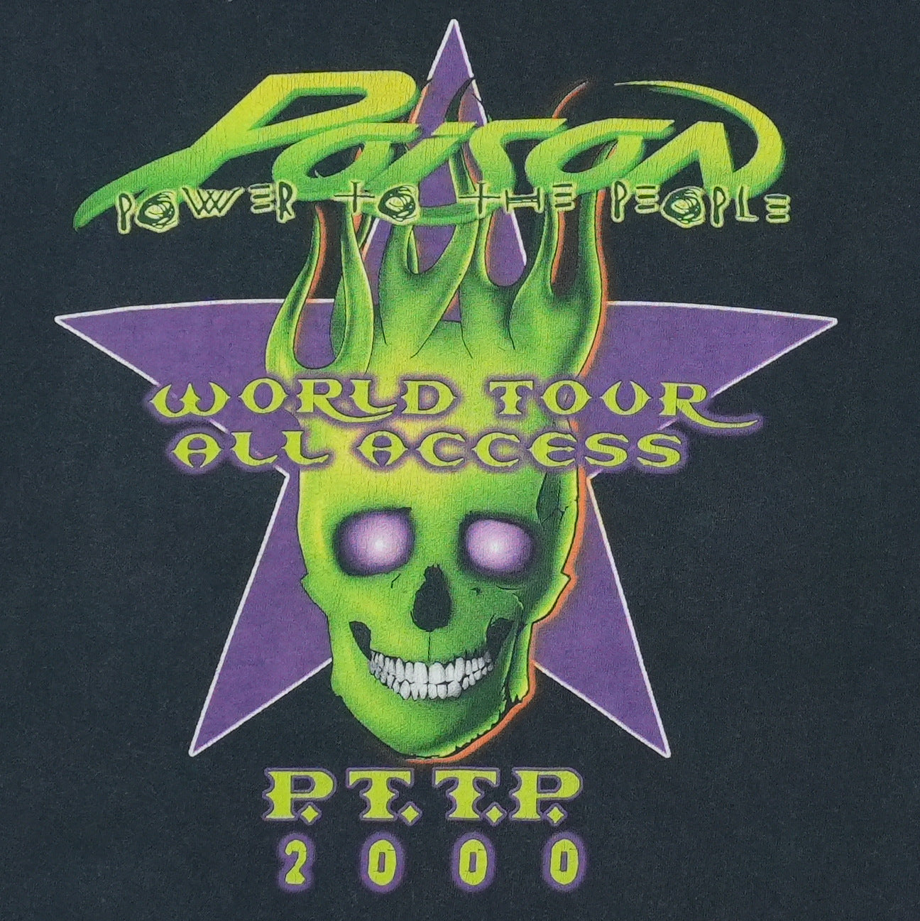 2000 Poison Power To The People Tour Shirt