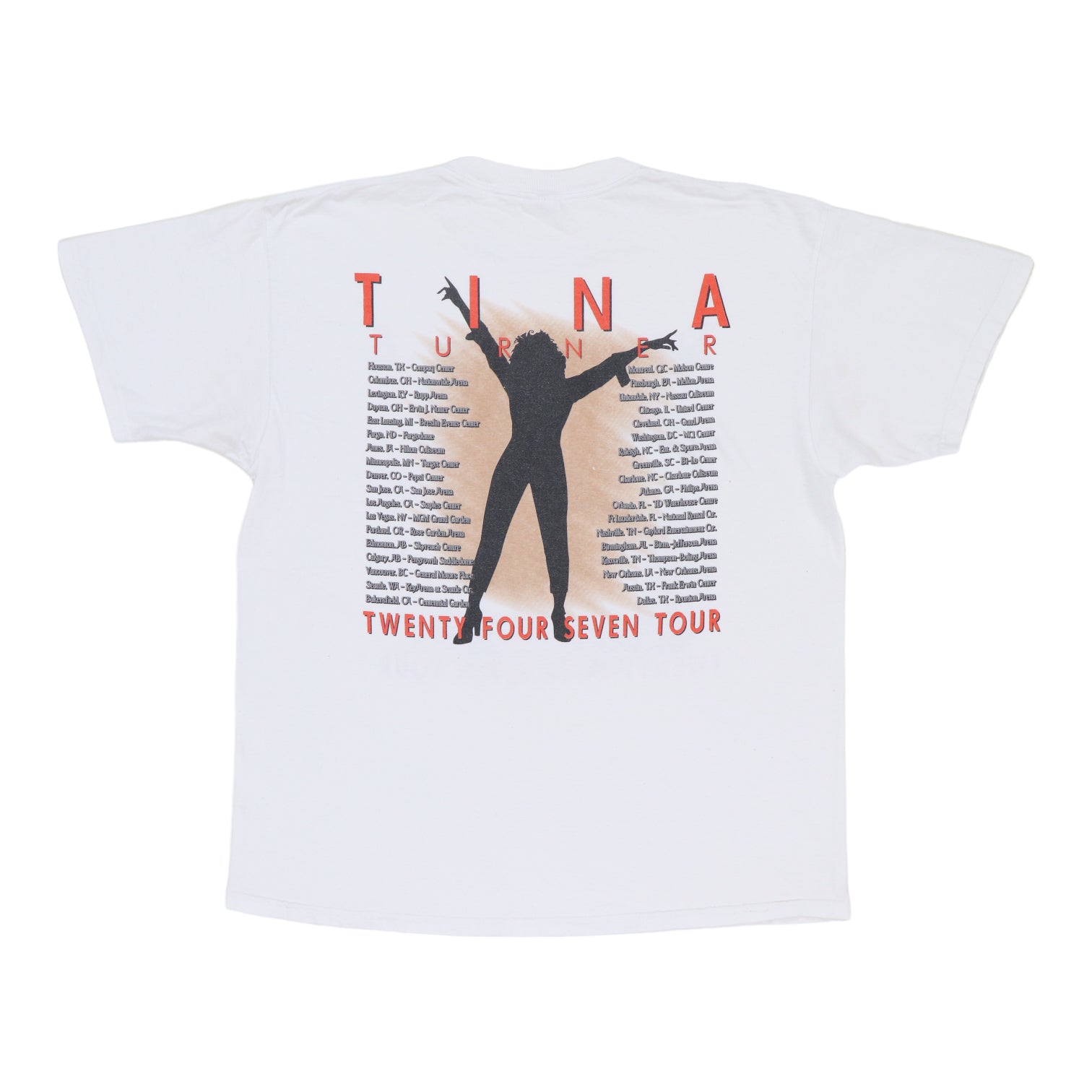 2000 Tina Turner 24/7 Tour Shirt | Authentic Vintage Tee – WyCo