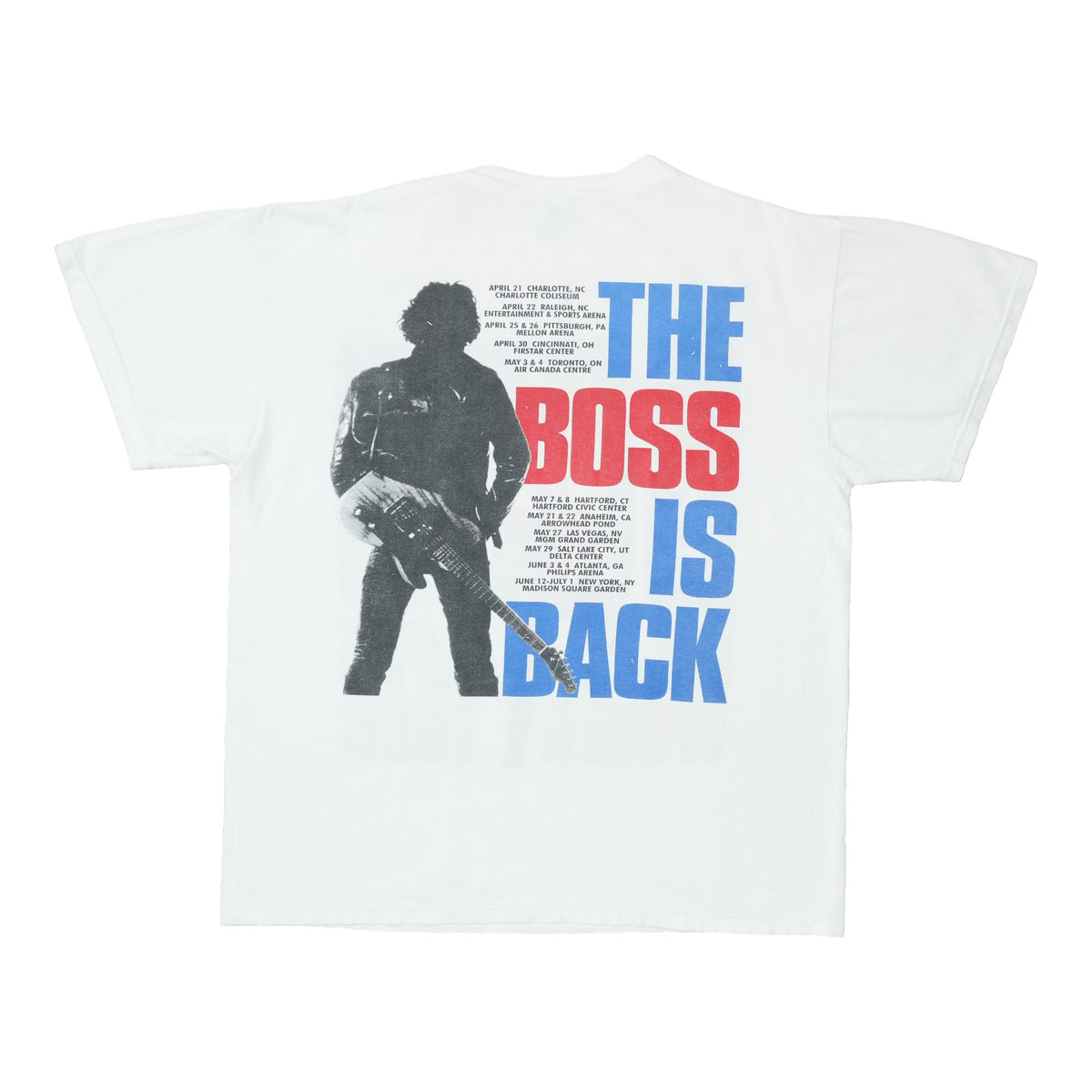 2000 Bruce Springsteen And The E Street Band The Boss Is Back Tour Shirt