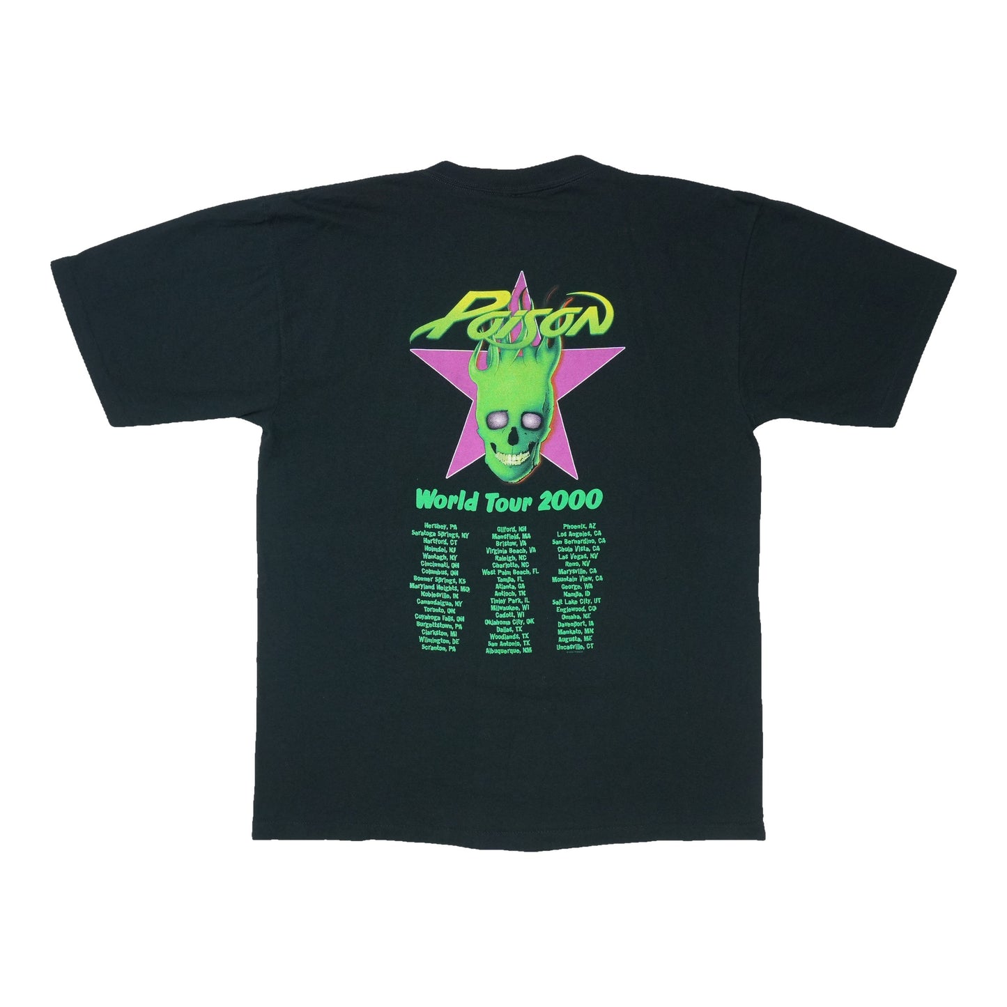 2000 Poison Power to the People World Tour Shirt