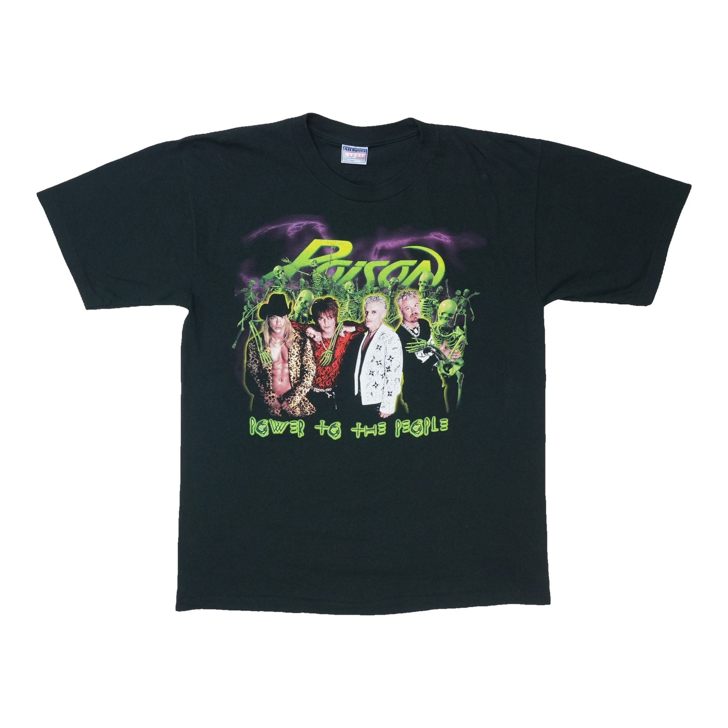 2000 Poison Power to the People World Tour Shirt
