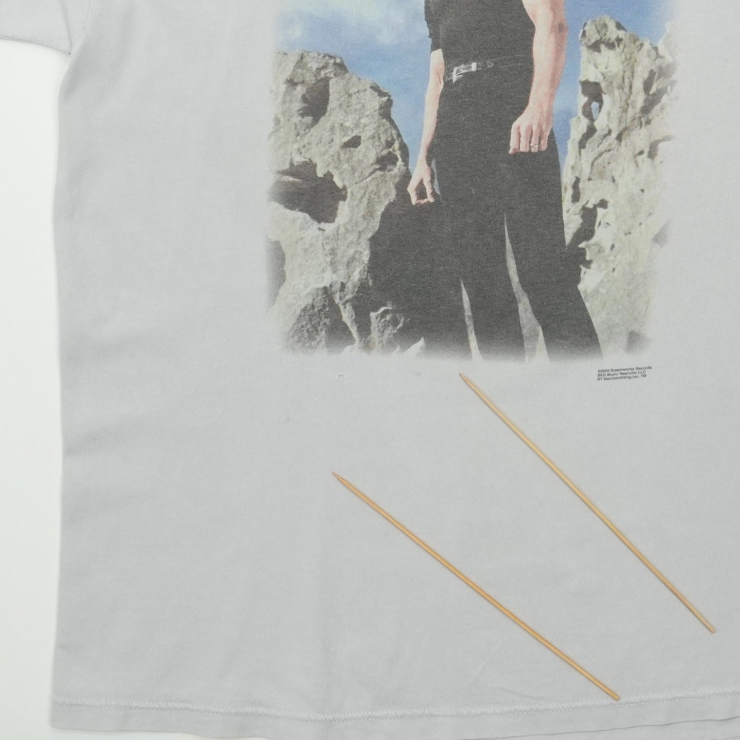 2000 Randy Travis A Man Ain't Made Of Stone Tour Shirt
