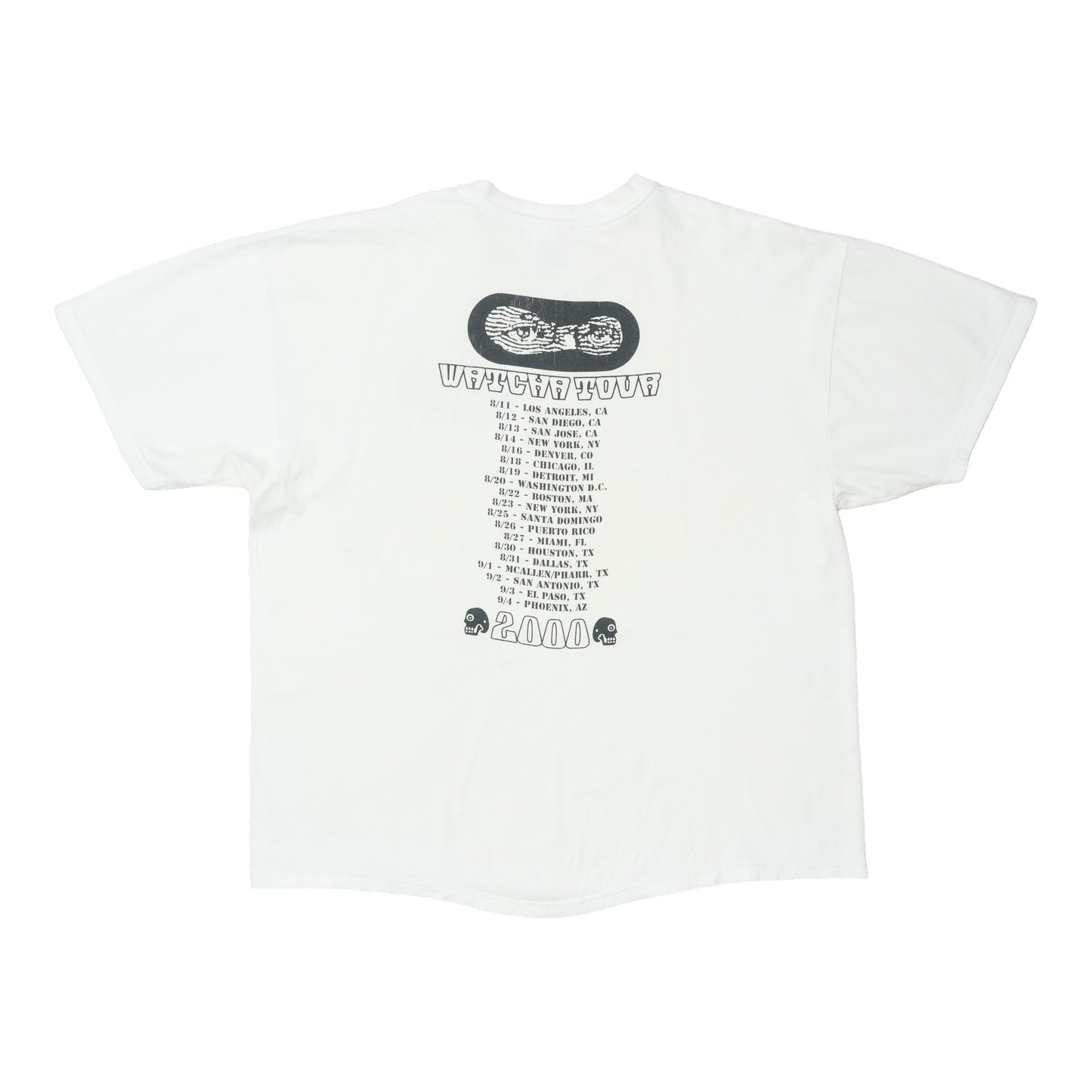 2000 Watcha Tour Panic Tour Crew Shirt