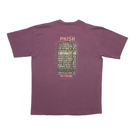 2000 Phish Tour Shirt Back