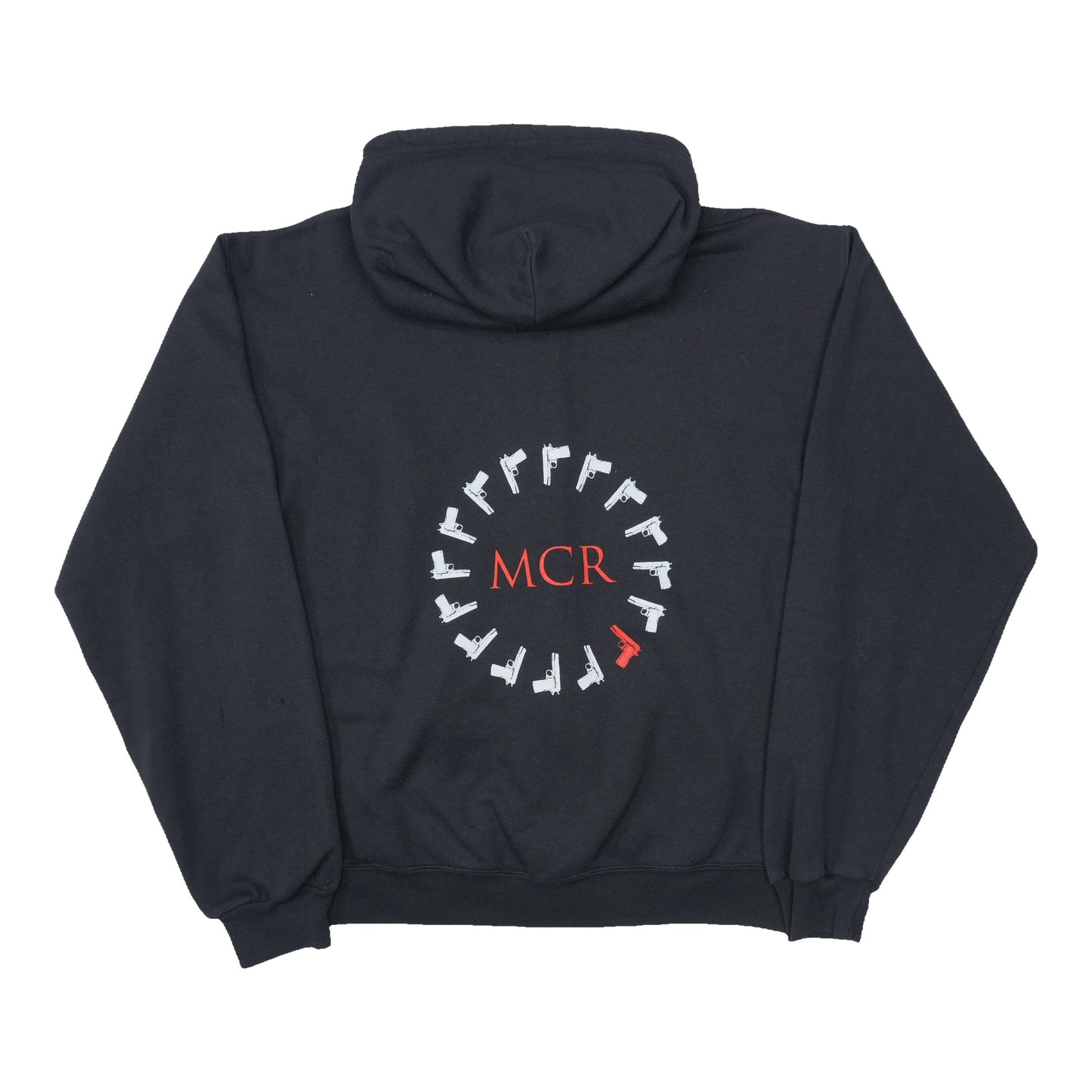 2000s My Chemical Romance Pistols Zip Up Hoodie