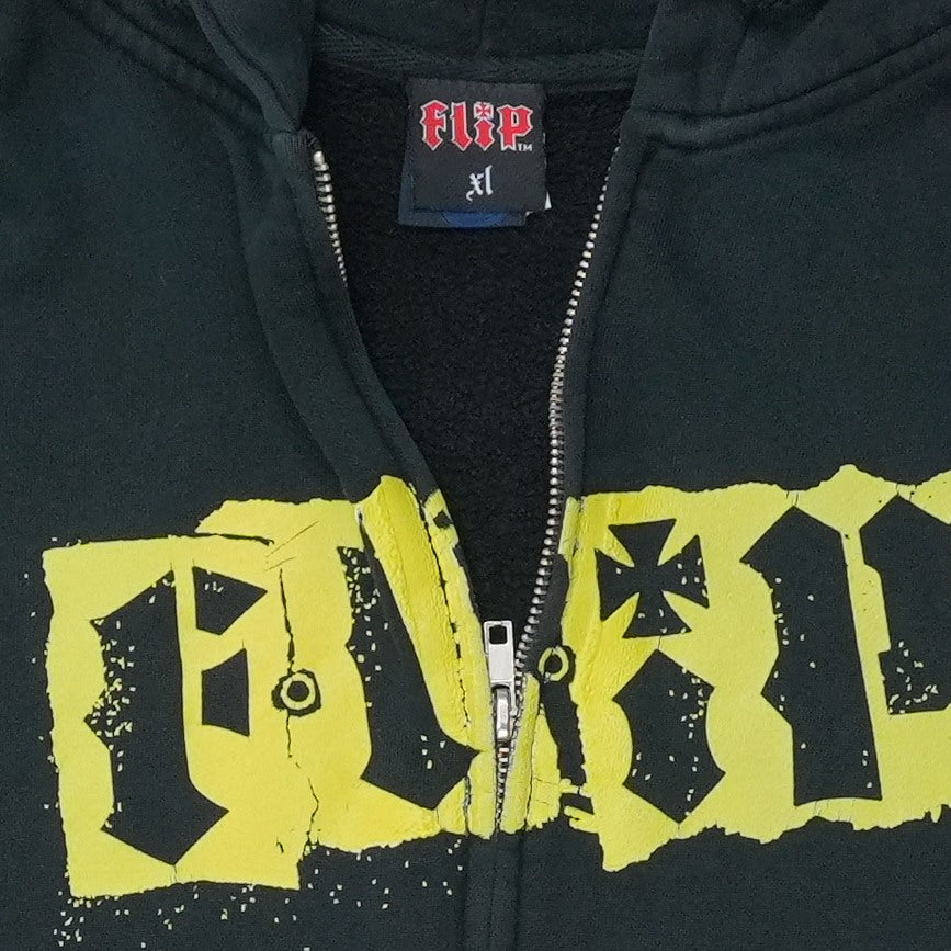 2000s Flip Skateboards Zip Up Hoodie