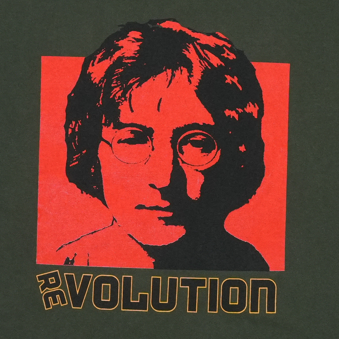 2000s John Lennon Revolution Evolution Shirt Detail 2