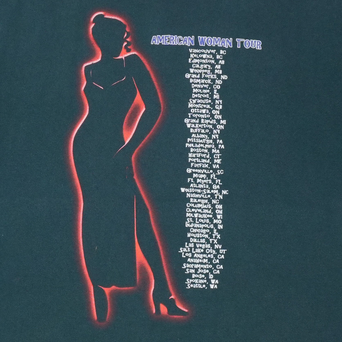 2000s The Guess Who American Woman Tour Shirt