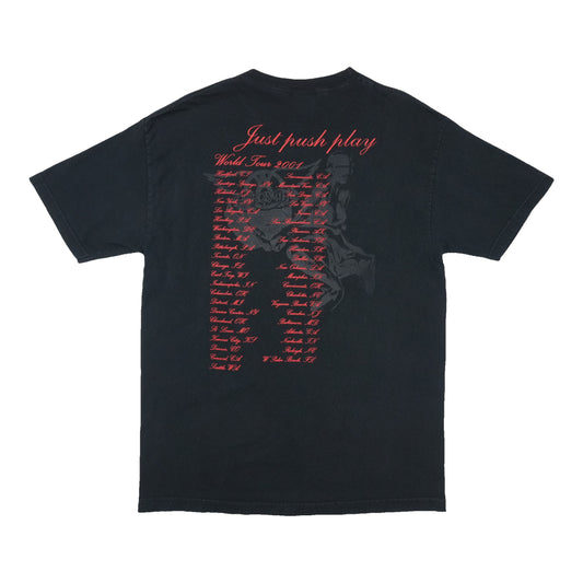 2001 Aerosmith Just Push Play Tour Shirt