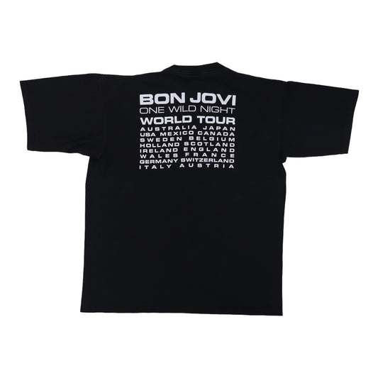 2001 Bon Jovi One Wild Night World Tour Shirt