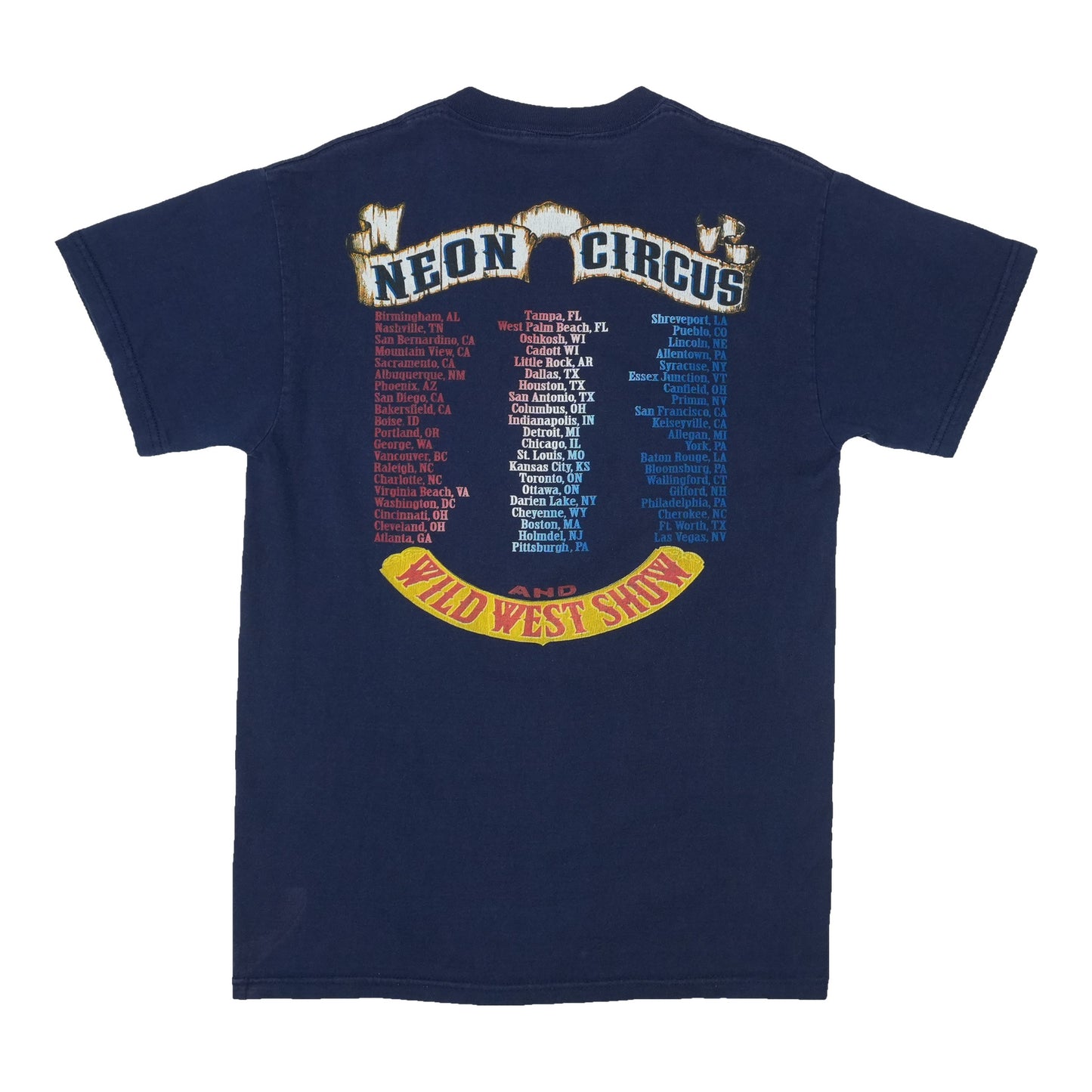 2001 Brooks And Dunn Neon Circus Wild West Show Tour Shirt