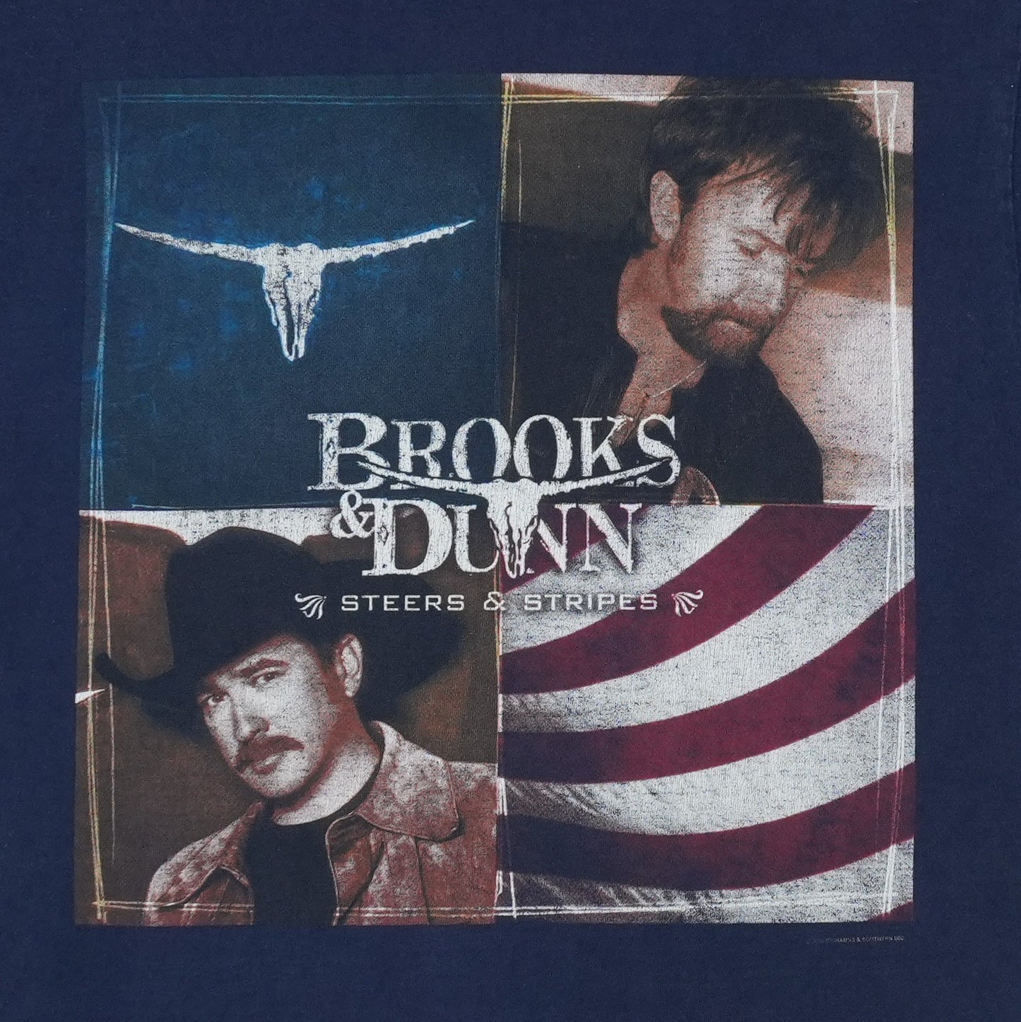 2001 Brooks And Dunn Neon Circus Wild West Show Tour Shirt