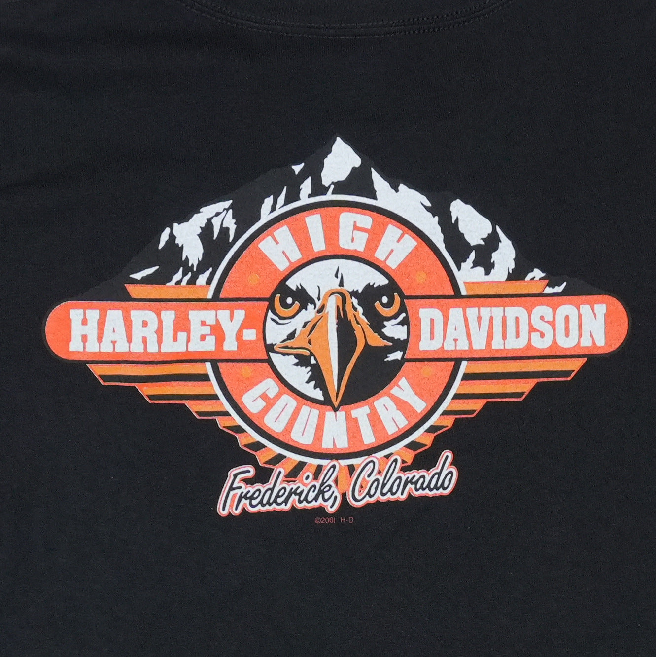 2001 Harley Davidson High Country Frederick Colorado Shirt