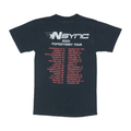 2001 Nsync Popodyssey Tour Shirt Back