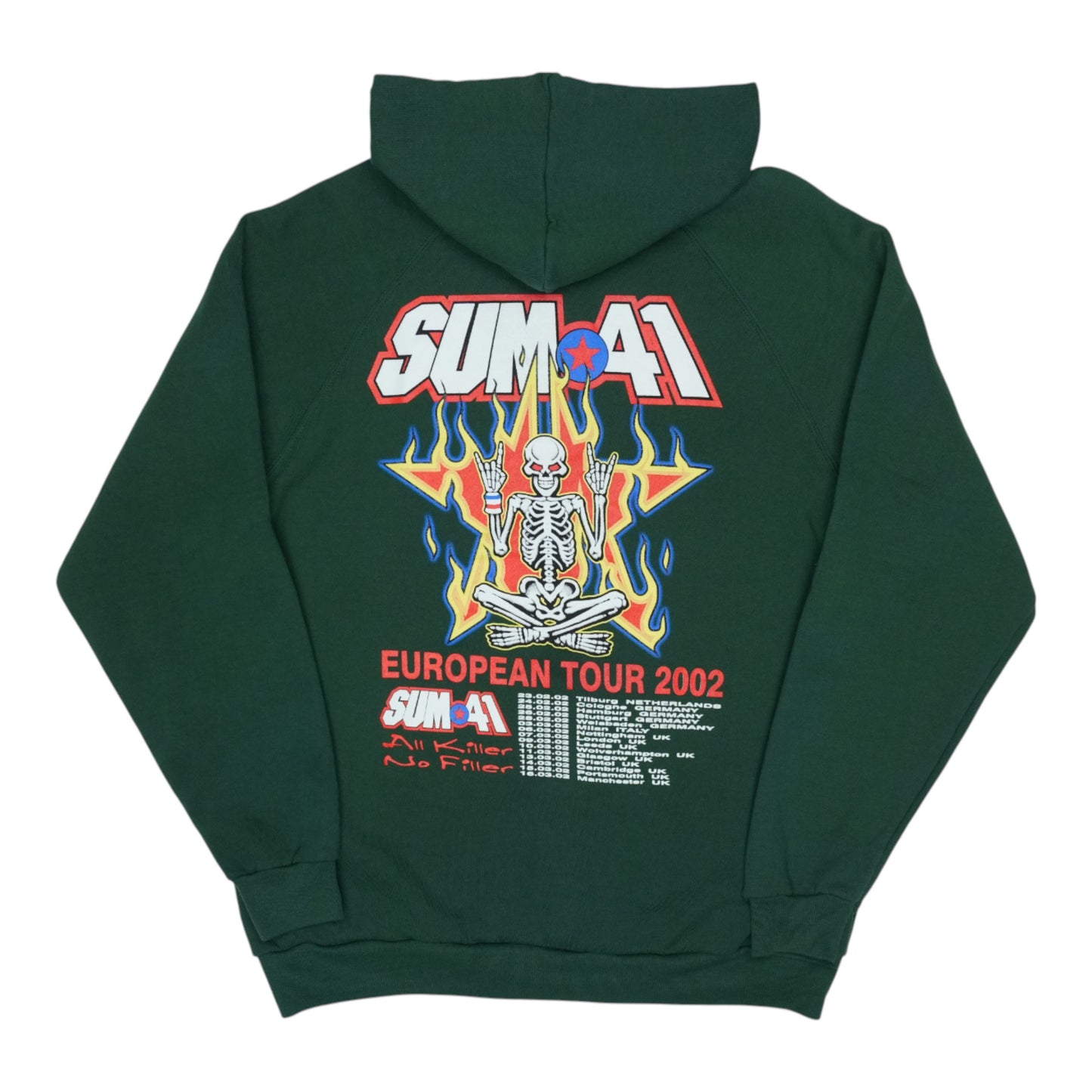 2001 Sum 41 All Killer No Filler Tour Hoodie