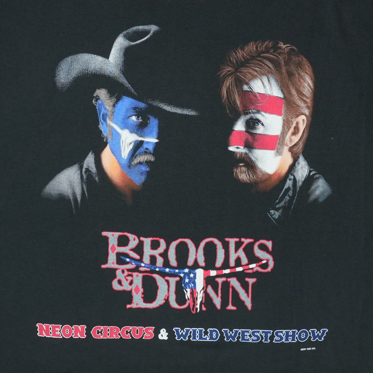 2001 Brooks & Dunn Neon Circus and Wild West Show Tour Shirt