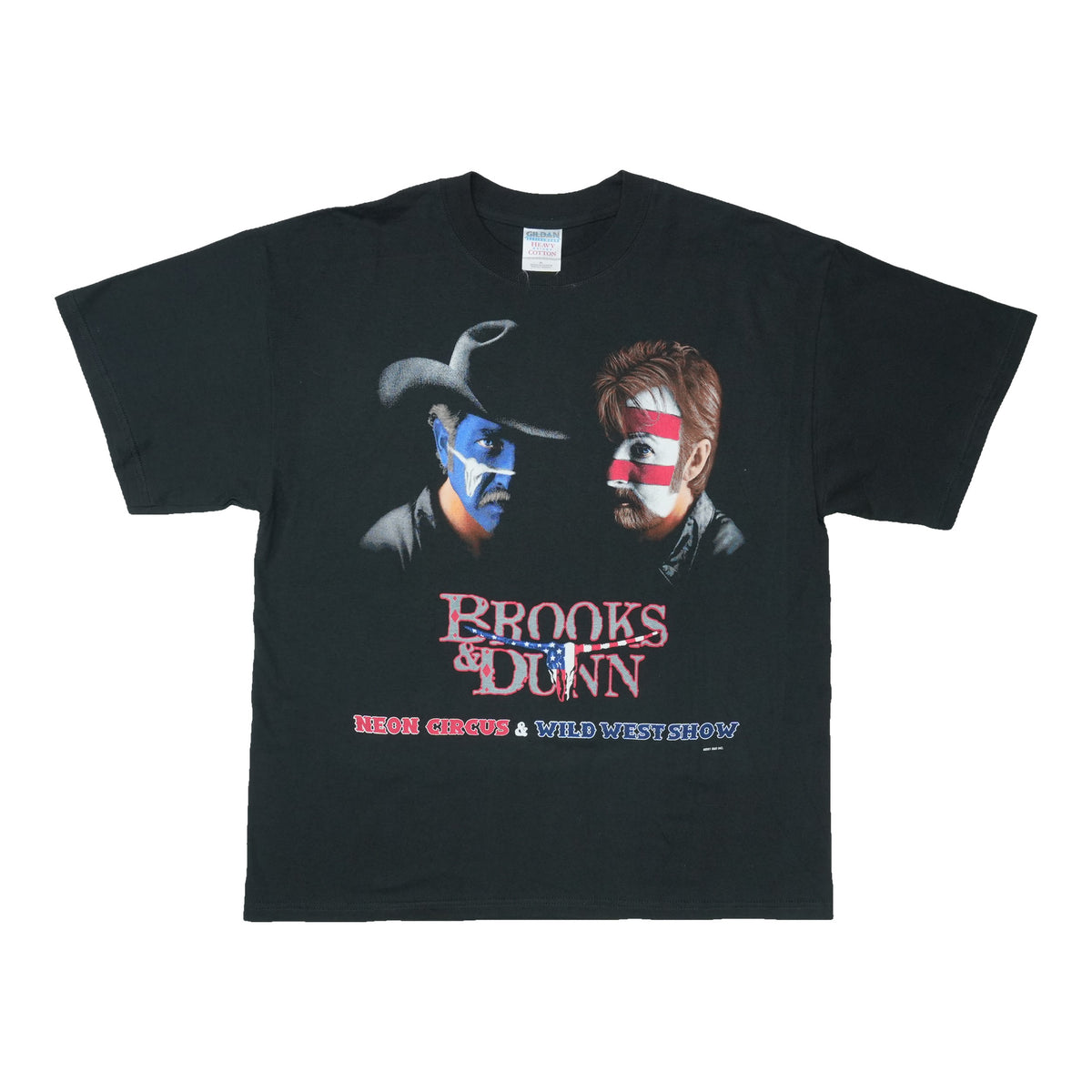 2001 Brooks & Dunn Neon Circus and Wild West Show Tour Shirt