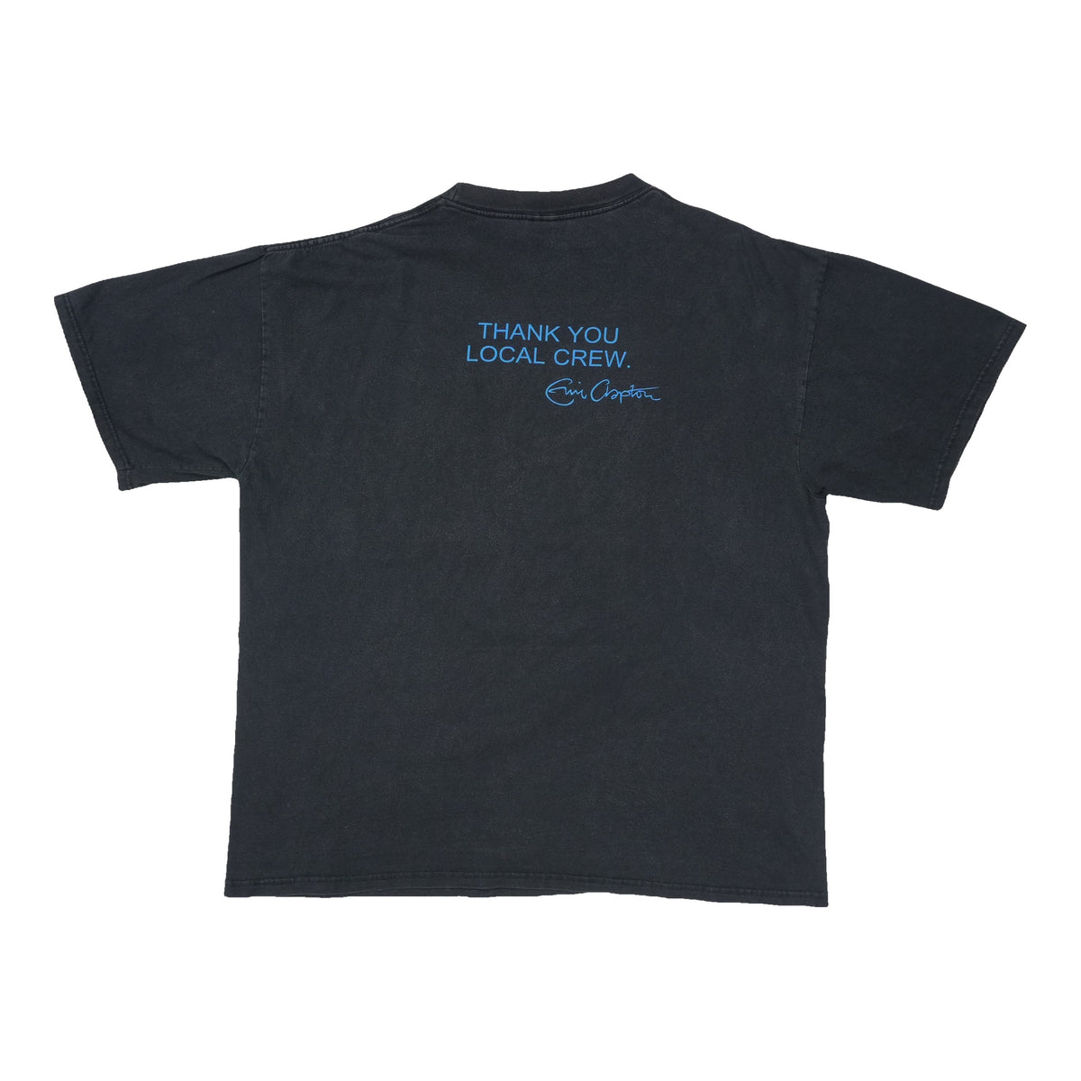 2001 Eric Clapton World Tour Local Crew Shirt