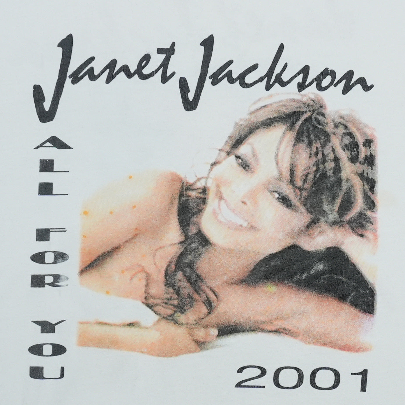2001 Janet Jackson All For You Tour Shirt Detail 2