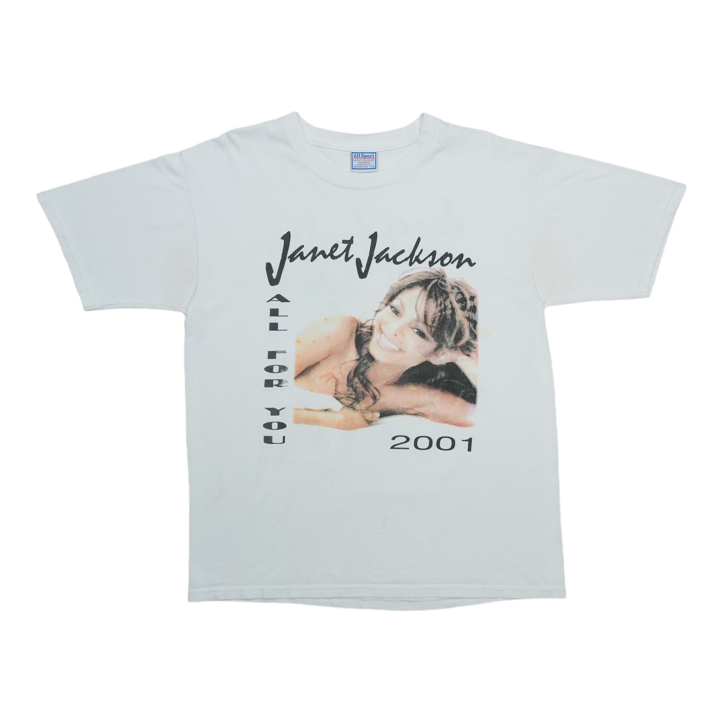 2001 Janet Jackson All For You Tour Shirt | WyCo Vintage