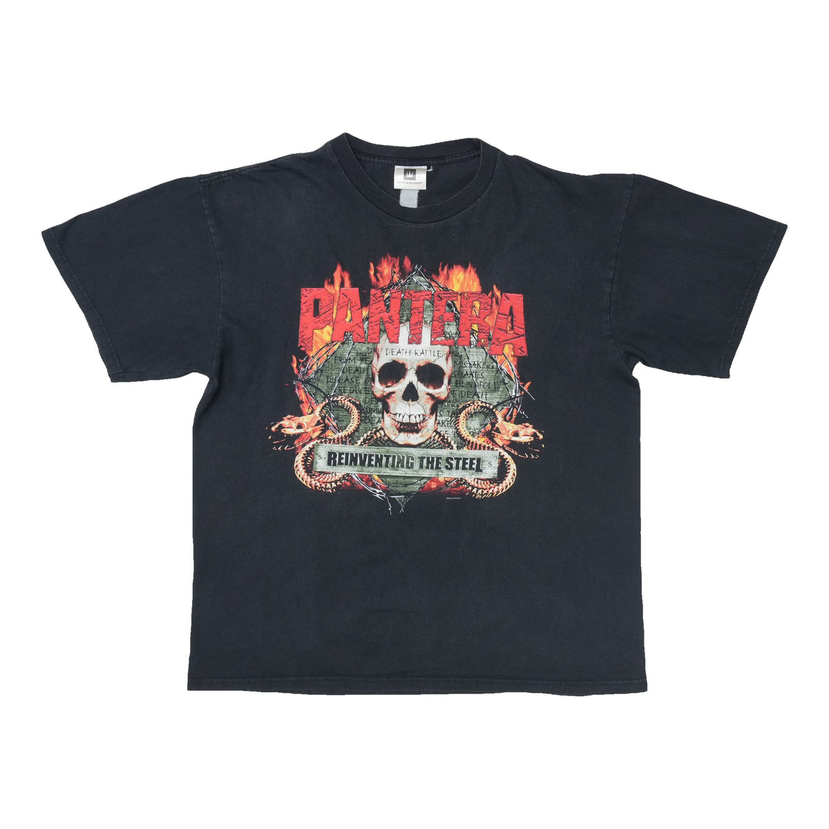 2001 Pantera Reinventing The Steel Tour Shirt