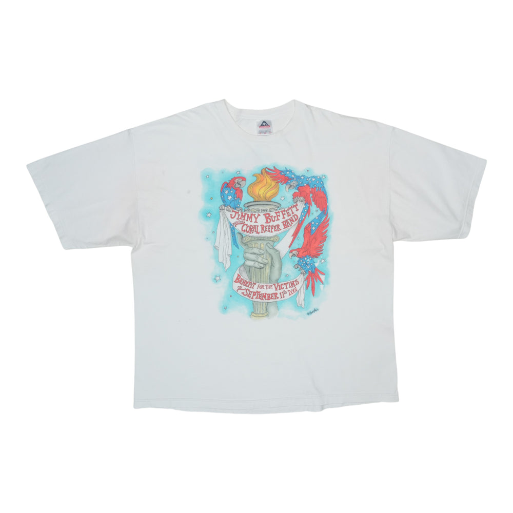 2001 Jimmy Buffett September 11th Benefit Concert Shirt