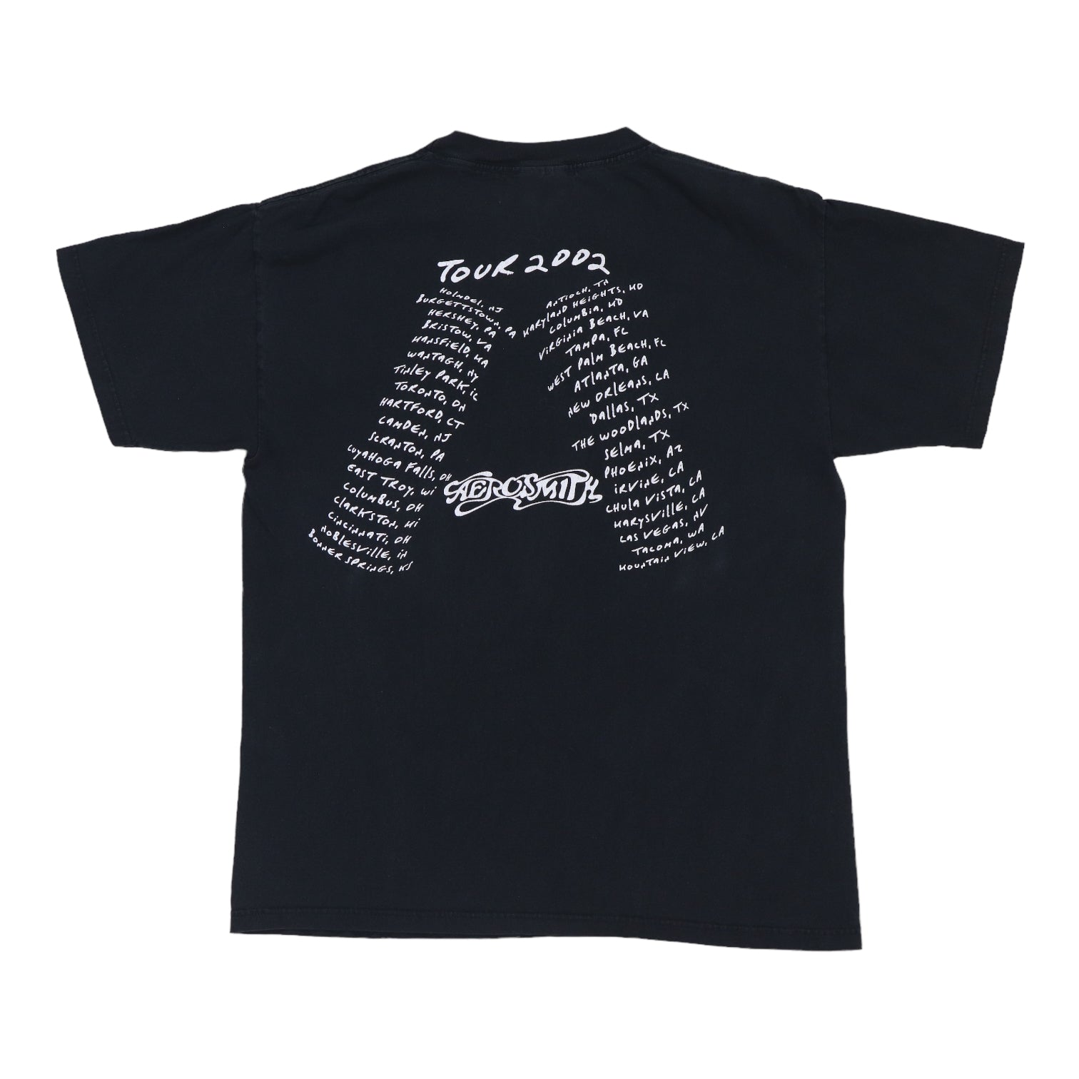 2002 Aerosmith Tour Shirt | Authentic Vintage Tee – WyCo Vintage