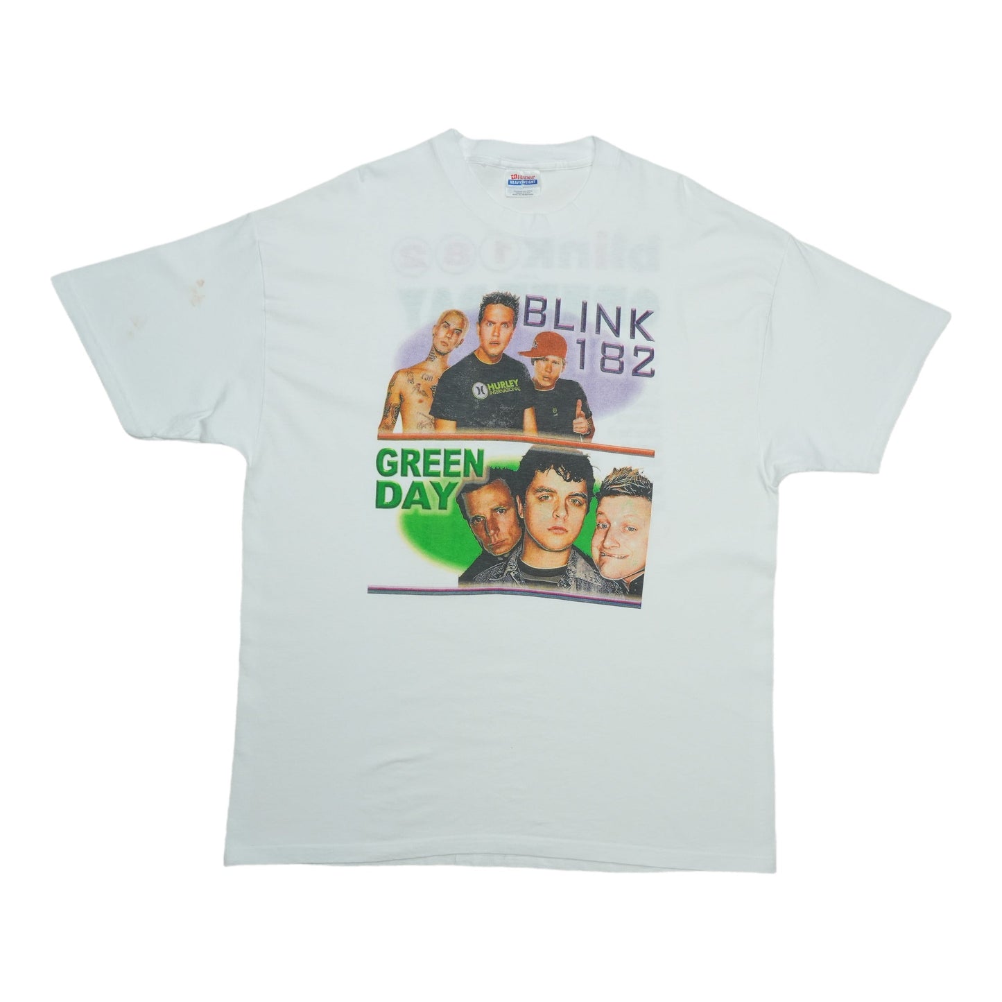 2002 Blink 182 Green Day Pop Disaster Tour Shirt Front