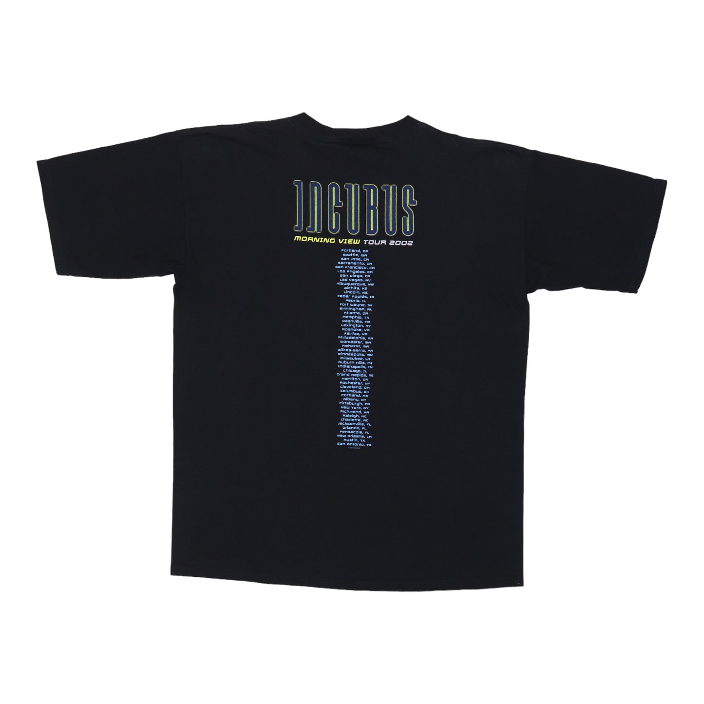 2002 Incubus Morning View Tour Shirt