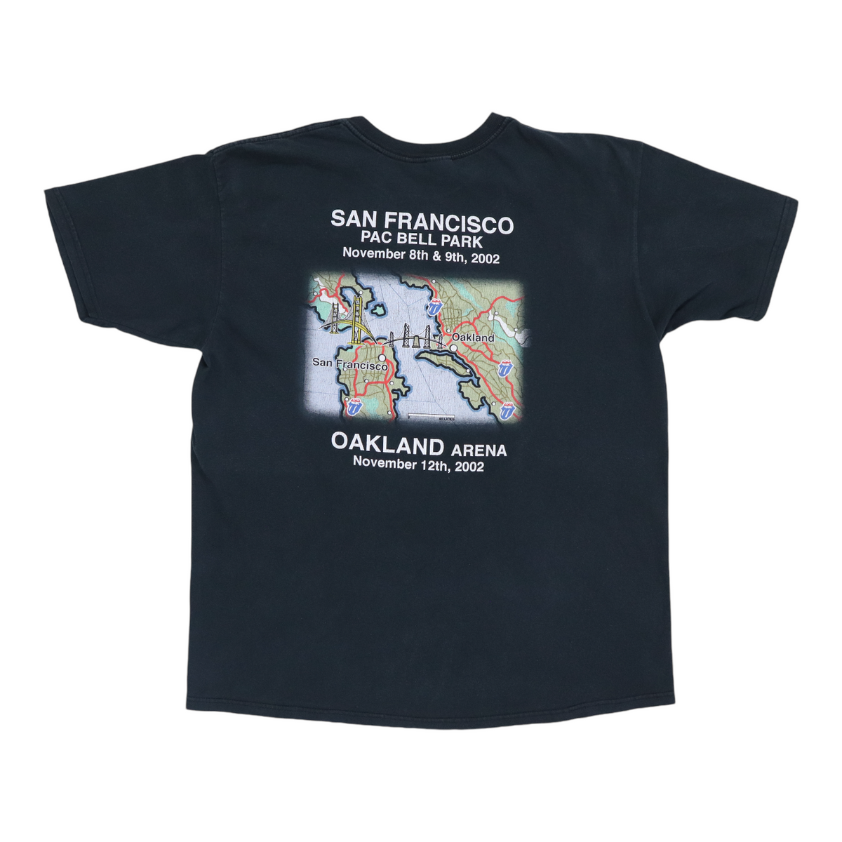 2002 Rolling Stones California Tour Shirt | Authentic Vintage Tee 2002 Rolling Stones California Tour Shirt | Authentic Vintage Tee