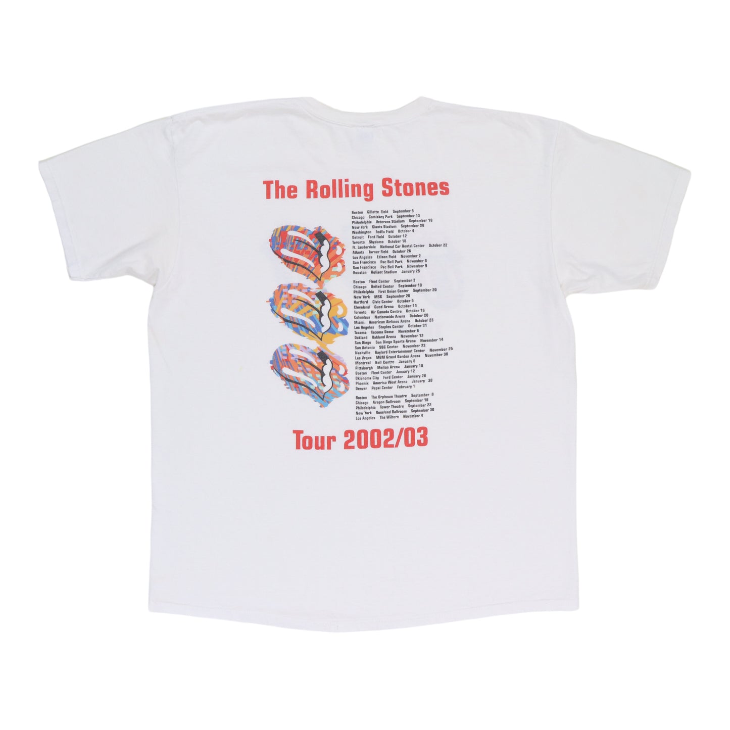 2002 Rolling Stones Tour Shirt